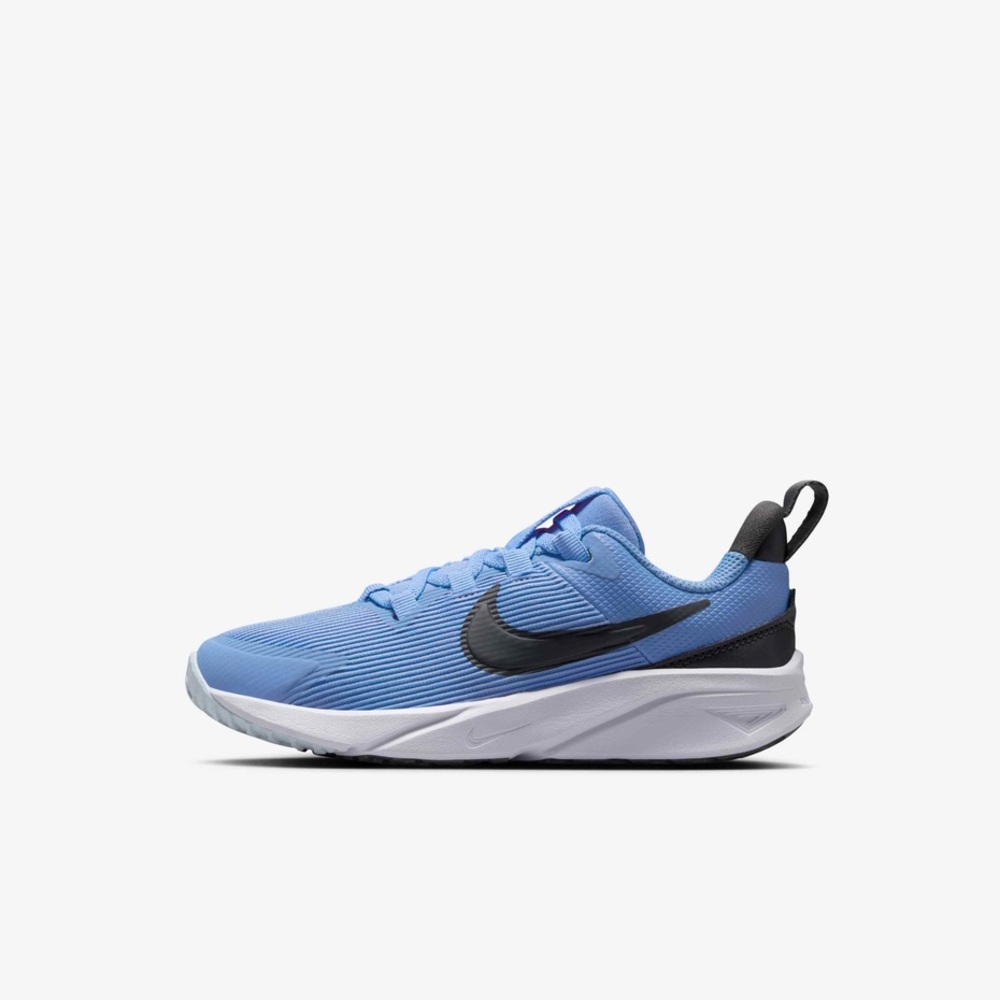 Nike Kids Light Blue and Black Sneakers